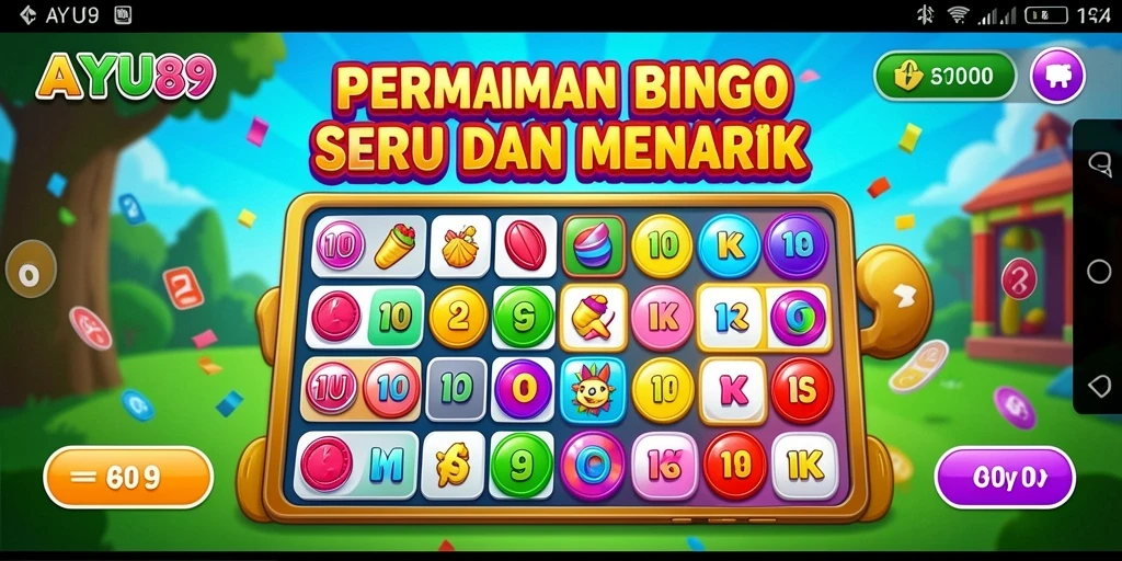 Tangkapan layar AYU89 dengan gameplay Bingo yang mengasyikkan.