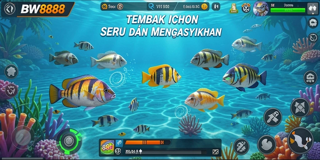 Tangkapan ikan besar dalam gameplay BW888 yang mendebarkan.