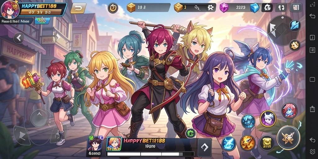 Saat bermain HAPPYBET188, nikmati pengalaman visual anime yang memikat.
