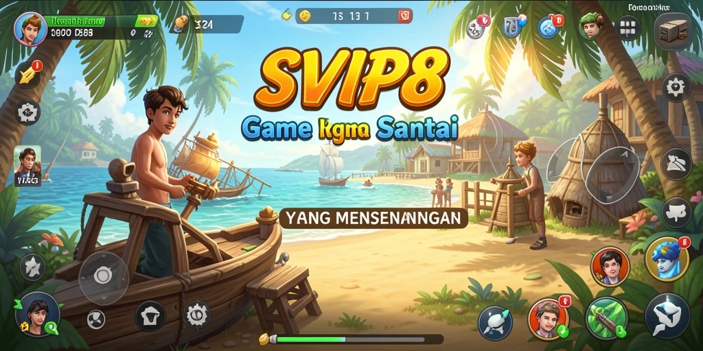 Tampilan gameplay SVIP8 dengan grafis yang menawan.